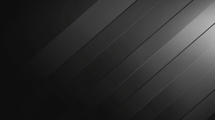 Canvas Print - Minimalist Dark Gradient Wallpaper. Beautiful Black And Grey Wallpaper.