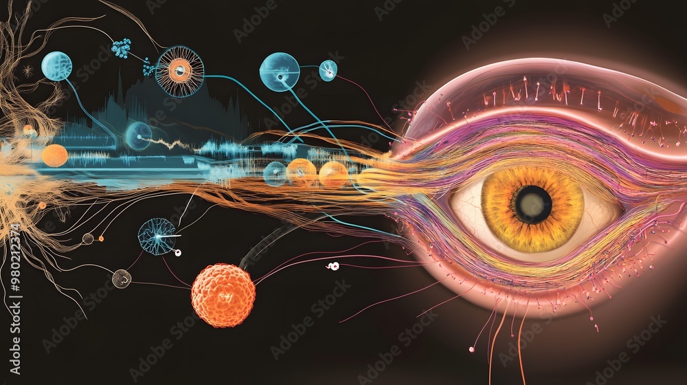 47. Conceptual diagram of the pathways involved in visual processing ...