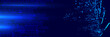 © luda - Blue Binary Data Software Programming Code Background. Random Parts of Program Code. Digital Data Technology Concept.
