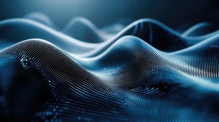 Poster - Intricate 3D abstract shapes rendered on a sleek, minimal futuristic background, ideal for text overlay. No people or logos.