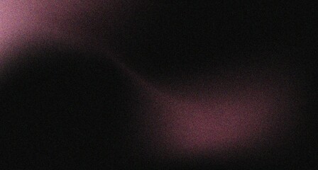 Wall Mural - Pink  abstract dynamic color flow wave black background grainy texture banner website header design