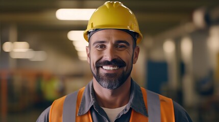 Smiling Construction Worker