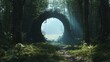 © yendisupiandi - Mystical Forest Portal to an Alternate Reality