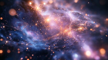 Poster - Visualizing Dark Matter. Mysterious Cosmic Distribution