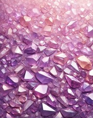 Poster - Shining gem texture with gradient of light pink to pastel purple