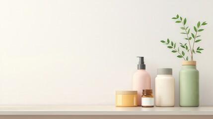 Wall Mural - Eco-friendly products on a supermarket shelf with zero waste packaging