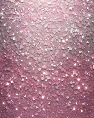 Sticker - Soft glitter pattern with pink to silver gradient