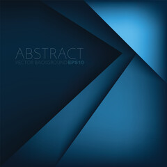 Poster - graphic geometric triangle overlap vector layer background for text and message design
