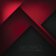 Poster - graphic geometric triangle overlap vector layer background for text and message design

