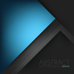 Poster - graphic geometric triangle overlap vector layer background for text and message design
