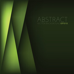 Poster - graphic geometric triangle overlap vector layer background for text and message design
