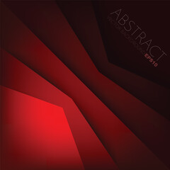 Poster - graphic geometric triangle overlap vector layer background for text and message design
