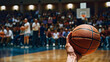 © AlphaHan - A close-up image of a hand in mid-motion, throwing a basketball