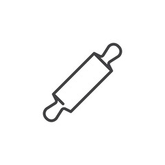 Sticker - Rolling Pin line icon