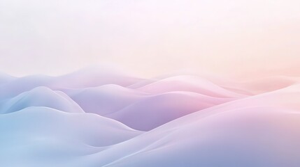 Wall Mural - Abstract Pastel Landscape