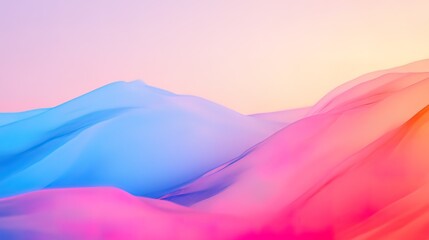 Wall Mural - Abstract Gradient Background with Wavy Lines