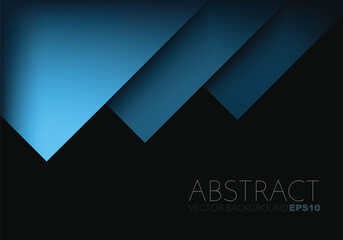 Poster - graphic geometric triangle overlap vector layer background for text and message design
