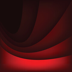 Poster - graphic vector curve line overlap background for text and message design