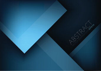 Poster - graphic geometric triangle overlap vector layer background for text and message design
