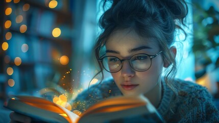 Poster - Depict a pharmacist reading a bedtime story to their child