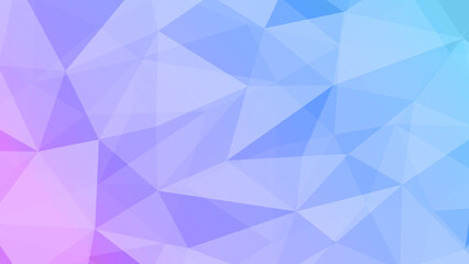 Poster - Shiny triangle transparent gradient bright color abstract background