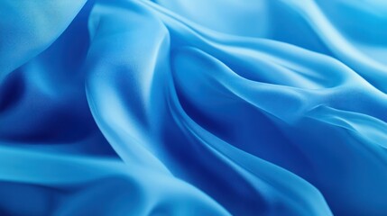 Poster - abstract background featuring smooth blue tones blending seamlessly in a contemporary studio 