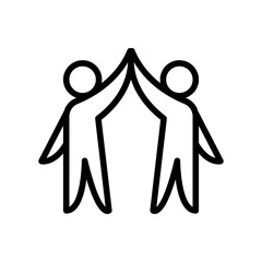 Fototapete - Teamwork icon