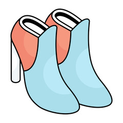 Sticker - Creative design icon of shoes