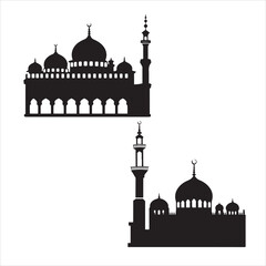 mosque silhouette