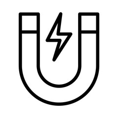 Fototapete - Magnet icon