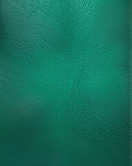 Canvas Print - Embossed leather texture with emerald green to forest green gradient