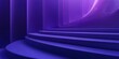 © Kdhtdg - Abstract purple background with three-dimensional curved lines, minimalistic design, simple shapes, and a gradient of deep blue to light violet.