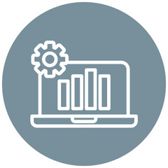 Sticker - Functional Testing vector icon illustration of Quality Assurance iconset.