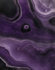 Sticker - Polished onyx texture with black to deep purple gradient