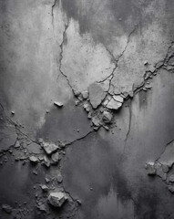 Poster - Rough concrete texture with charcoal to light gray gradient