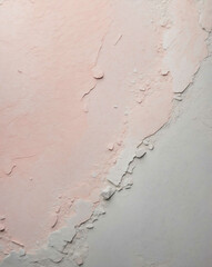 Sticker - Rough plaster texture with light gray to pale pink gradient