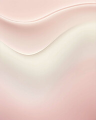 Poster - Smooth porcelain texture with cream to light pink gradient