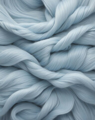 Canvas Print - Soft wool texture with pale gray to soft blue gradient