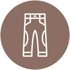 Poster - Pants vector icon illustration of Fashion Ecommerce iconset.