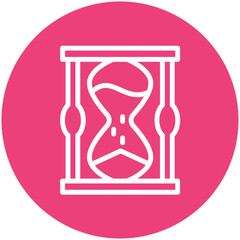 Poster - Hourglass vector icon illustration of Achievements iconset.