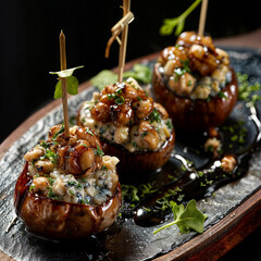 Wall Mural - Blue Cheese and Walnut-Stuffed Dates	