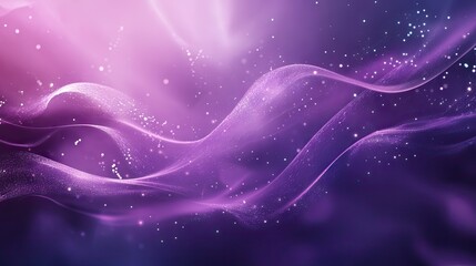 Poster - A dreamy purple abstract background featuring flowing patterns and soft highlights, perfect for a mystical and creative design.