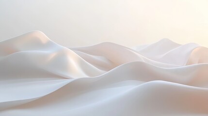 Poster - A minimalistic abstract white background with soft gradients and smooth texture, creating a clean and modern aesthetic.