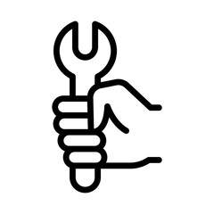 Fototapete - Wrench icon