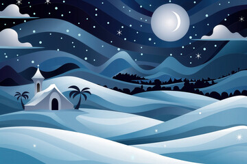 Poster - Christmas Nativity Background