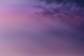 Soothing twilight gradient with deep navy violet and a touch of dusky pink, AI Generated