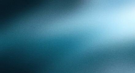 Poster - White Blue Colors Gradient Background with a Grainy Texture