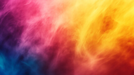 Wall Mural - Vibrant Purple, orange, blue, and pink Smoke Abstract Background