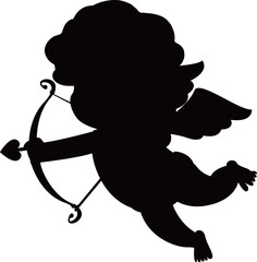 Wall Mural - Cupid cartoon character