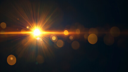 Wall Mural - abstract sun burst, digital flare, light lens decoration flash. blank background